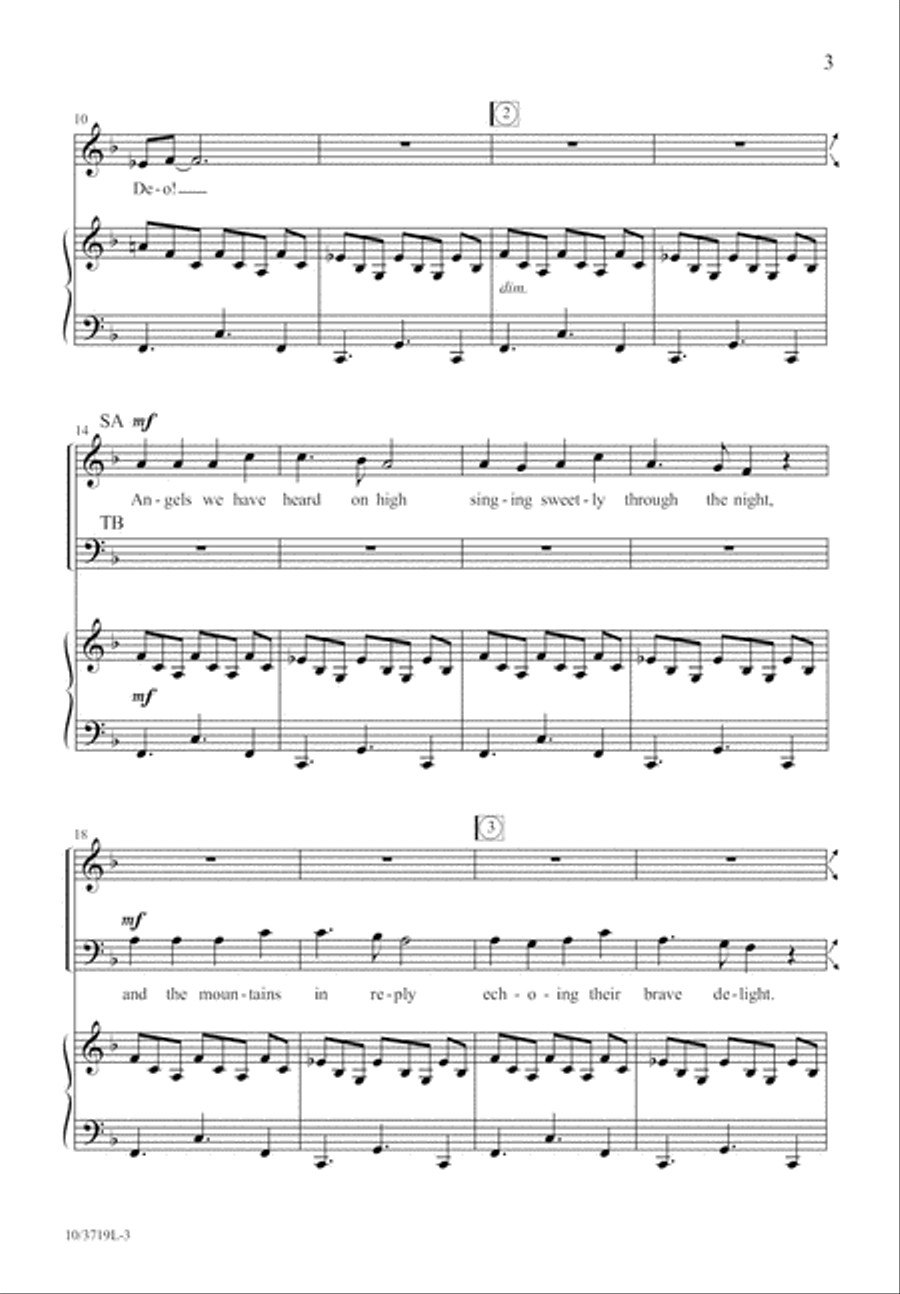 Festival Gloria Festival Gloria 4-Part scores gallery preview page 4
