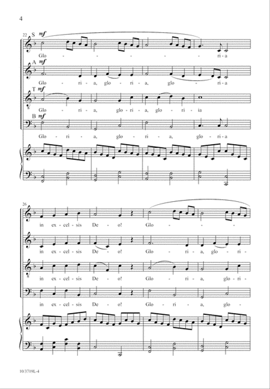 Festival Gloria Festival Gloria 4-Part scores gallery preview page 5