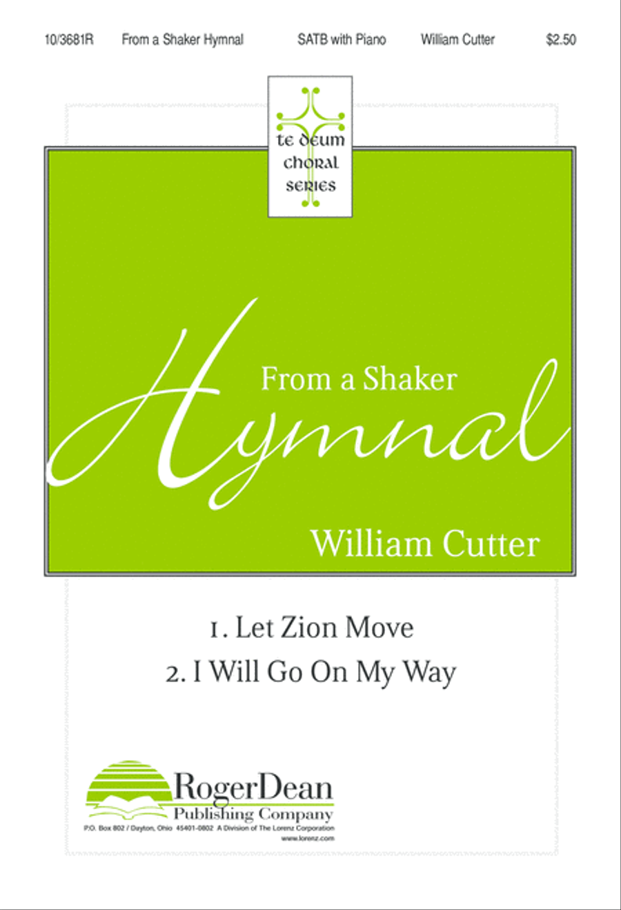 From a Shaker Hymnal From a Shaker Hymnal 4-Part scores gallery preview page 2