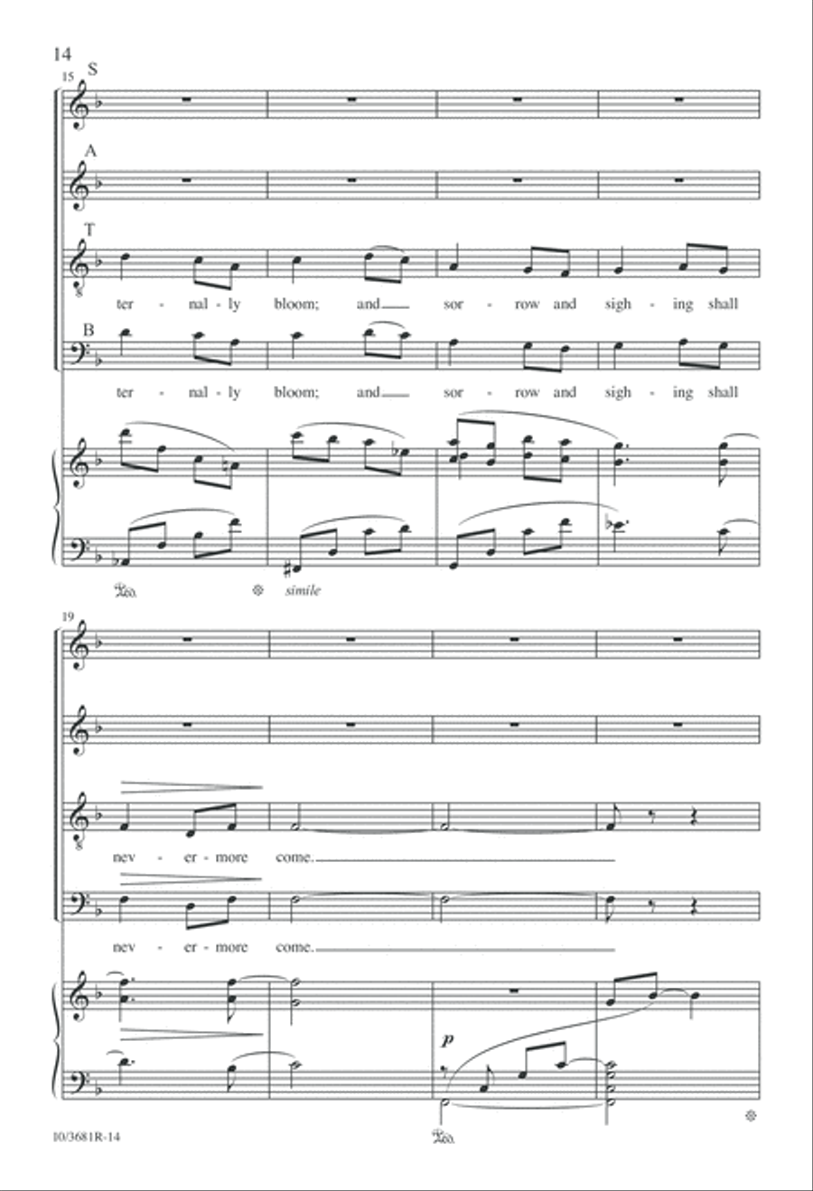 From a Shaker Hymnal From a Shaker Hymnal 4-Part scores gallery preview page 15