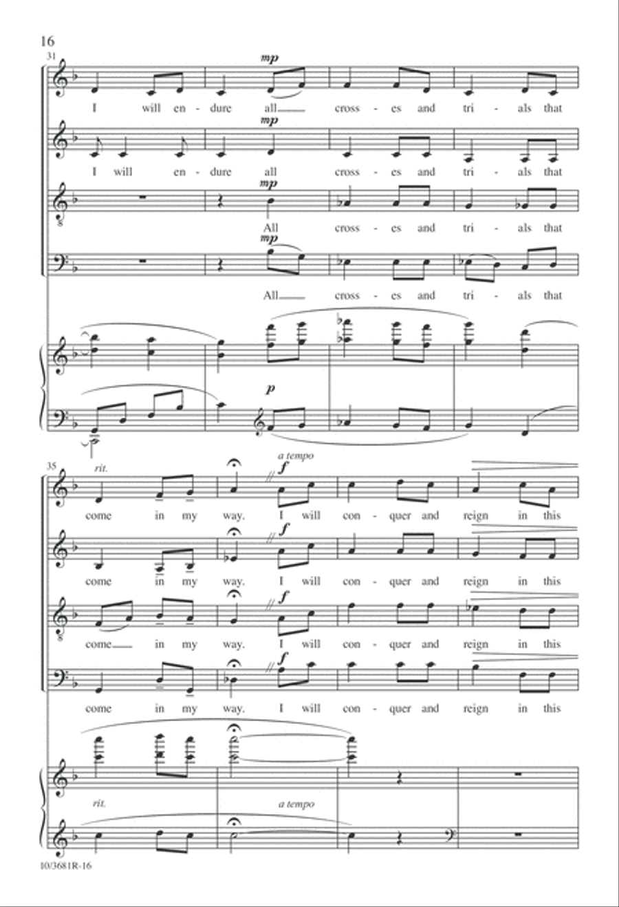 From a Shaker Hymnal From a Shaker Hymnal 4-Part scores gallery preview page 17