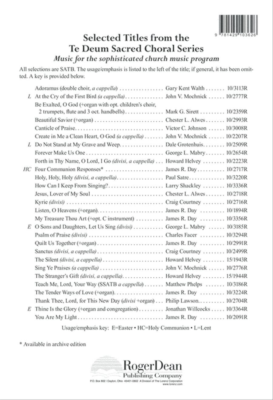 From a Shaker Hymnal From a Shaker Hymnal 4-Part scores gallery preview page 21