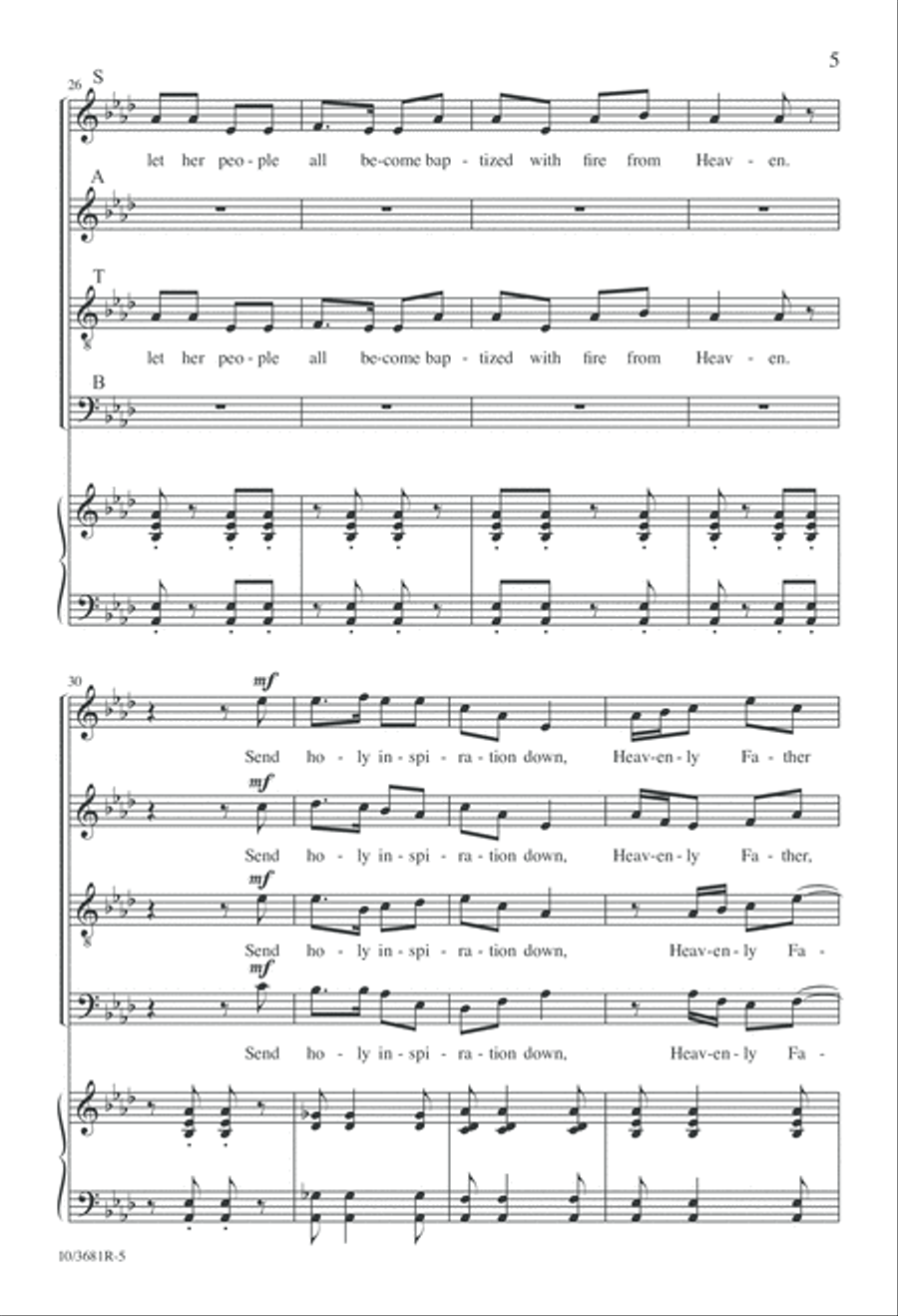 From a Shaker Hymnal From a Shaker Hymnal 4-Part scores gallery preview page 6