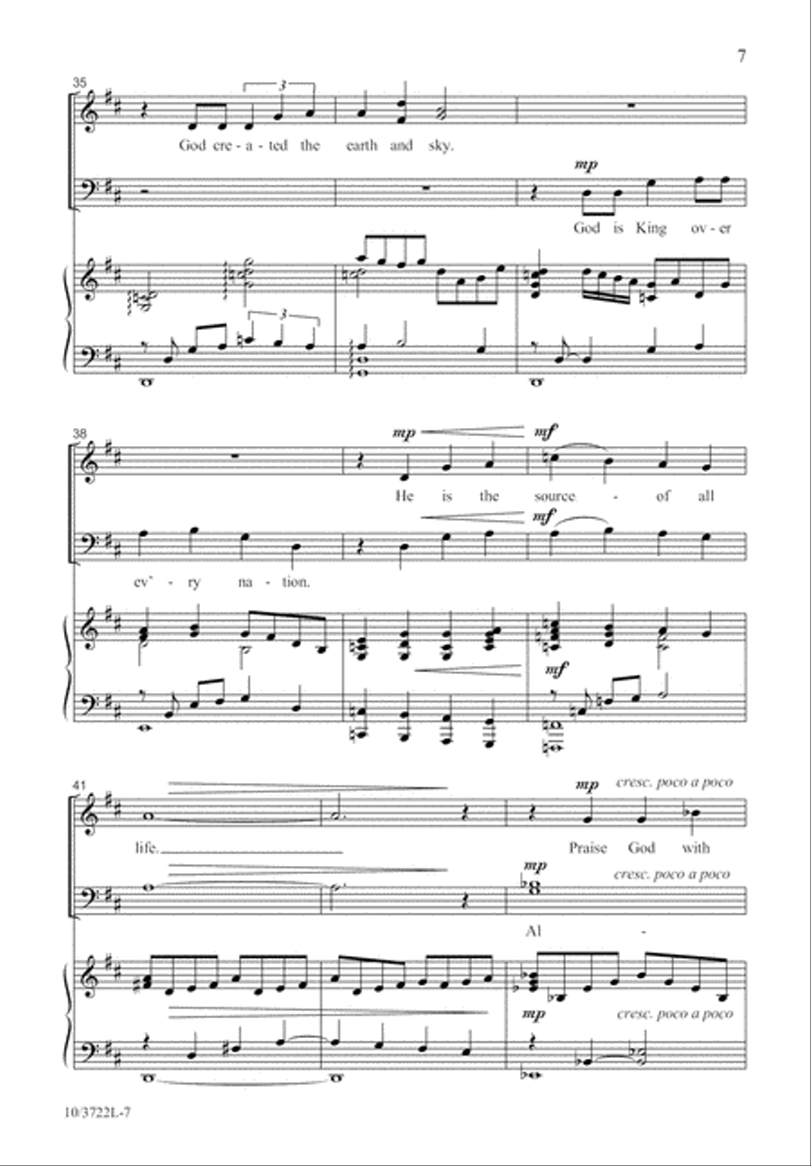 Joyful Psalm of Praise Joyful Psalm of Praise 4-Part scores gallery preview page 8
