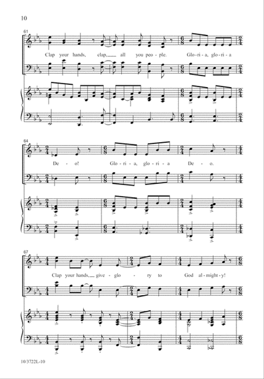 Joyful Psalm of Praise Joyful Psalm of Praise 4-Part scores gallery preview page 11