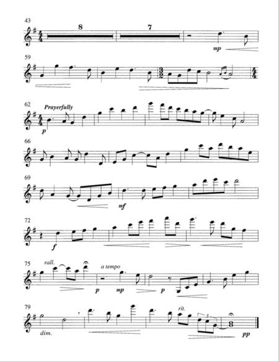 See Amid the Winter's Snow - Violin Part Choir scores gallery preview page 2