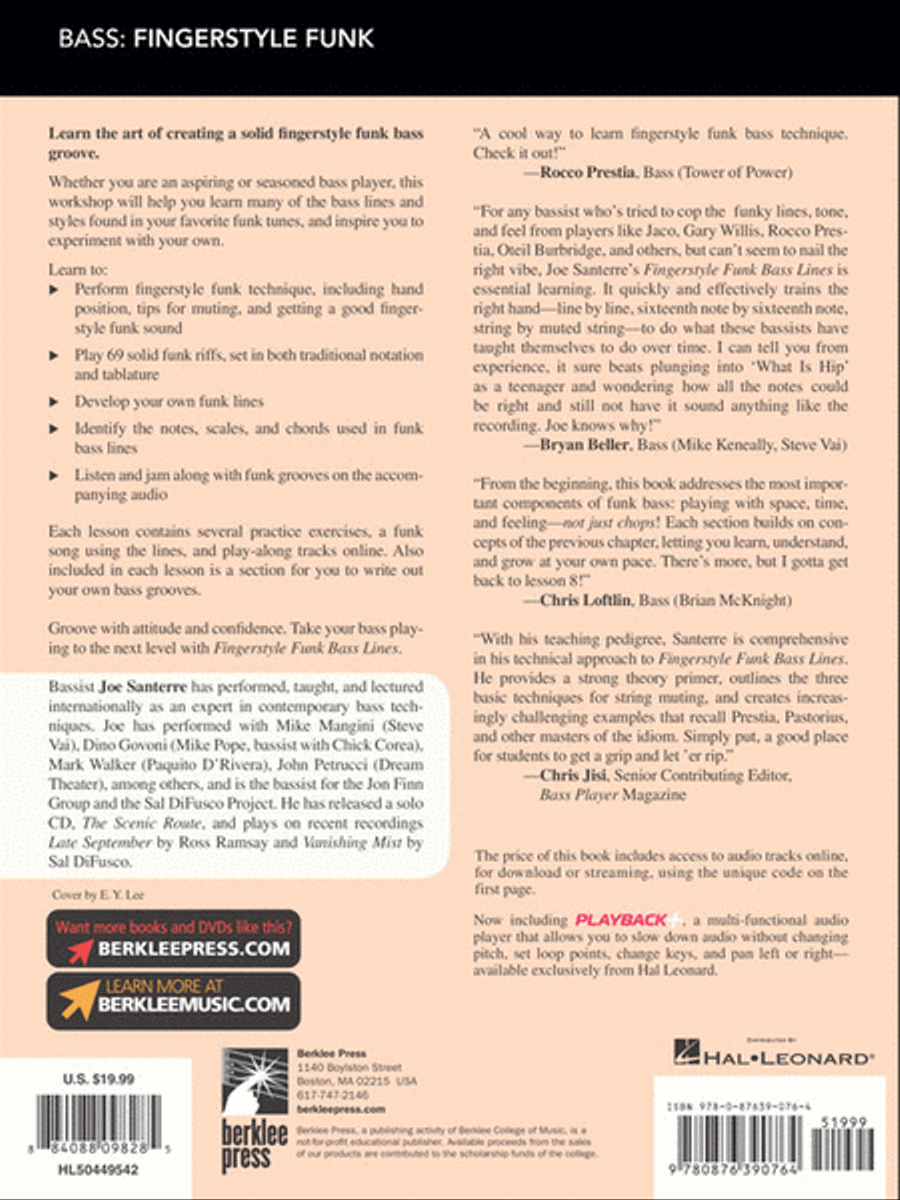 Fingerstyle Funk Bass Lines Electric Guitar scores gallery preview page 9