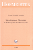 8 vierstimmige Ricercare