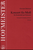 Konzert fis-Moll / KlA