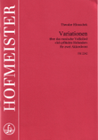 Variationen über das russische Volkslied „Ich pflückte Holunder