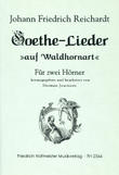 Goethe-Lieder auf 