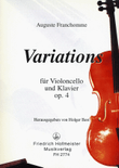 Variations (G-Dur) op. 4