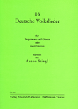16 deutsche Volkslieder