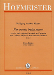 Per questa bella mano, KV 612 / Partitur
