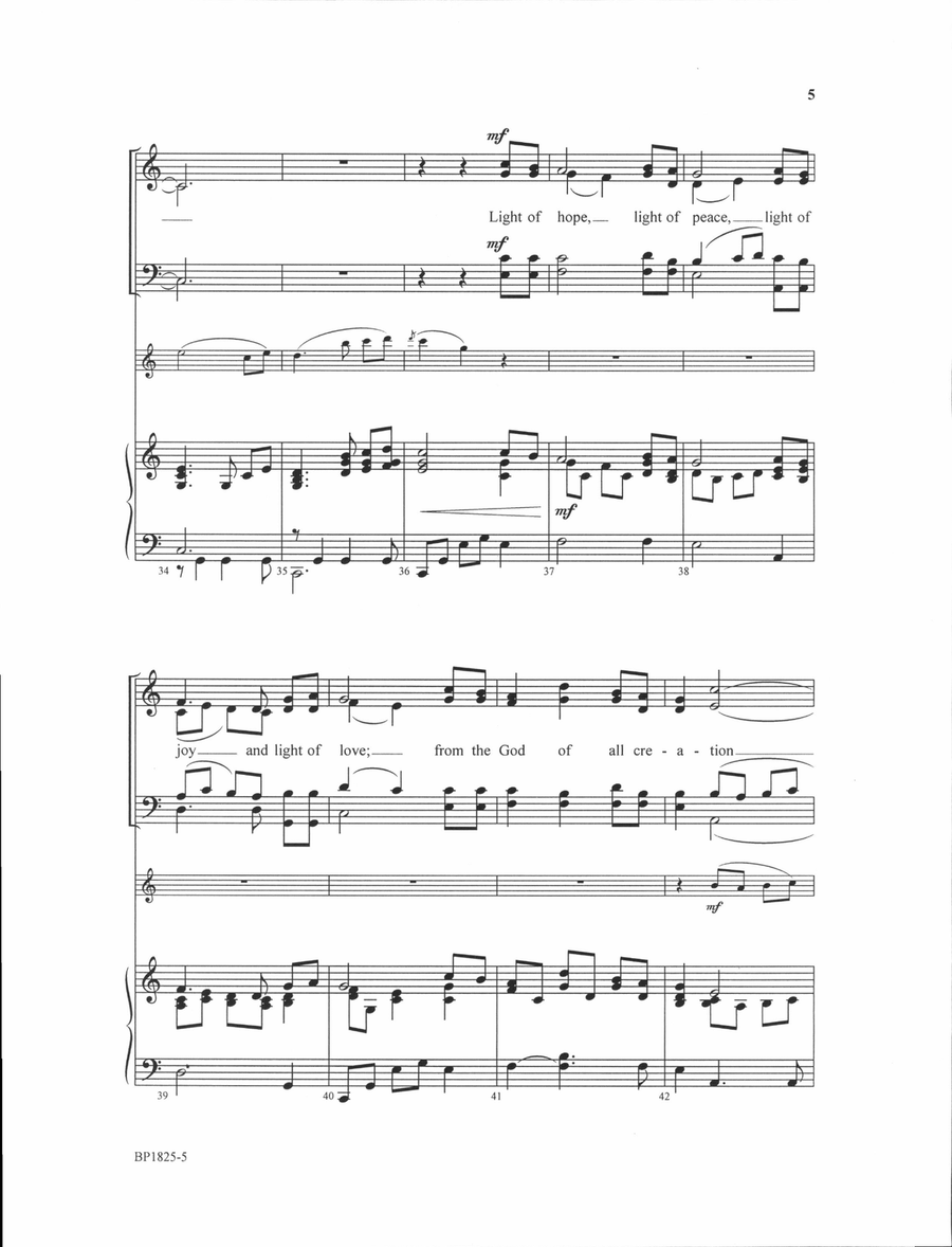 Living Light Living Light 4-Part scores gallery preview page 5