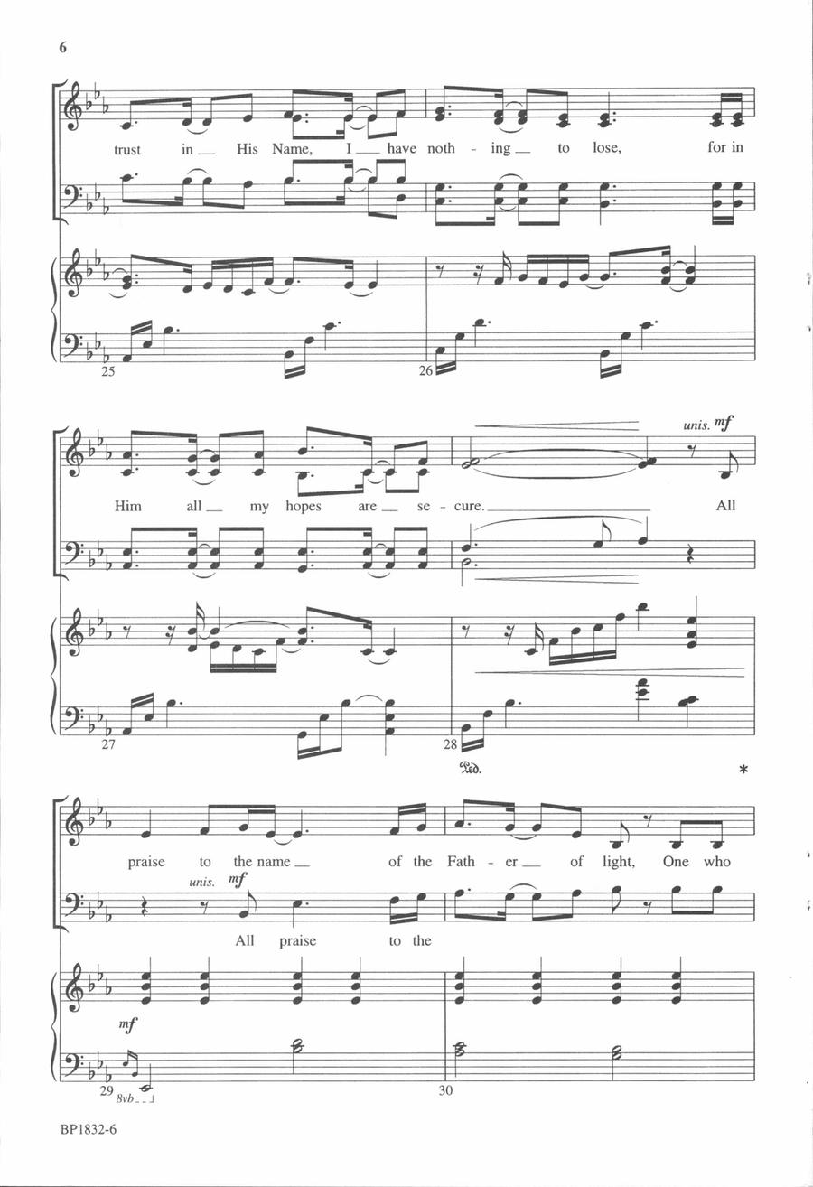 Father of Light Father of Light 4-Part scores gallery preview page 5