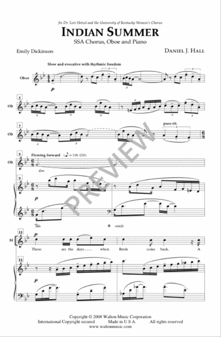 Indian Summer Indian Summer SSA scores gallery preview page 2