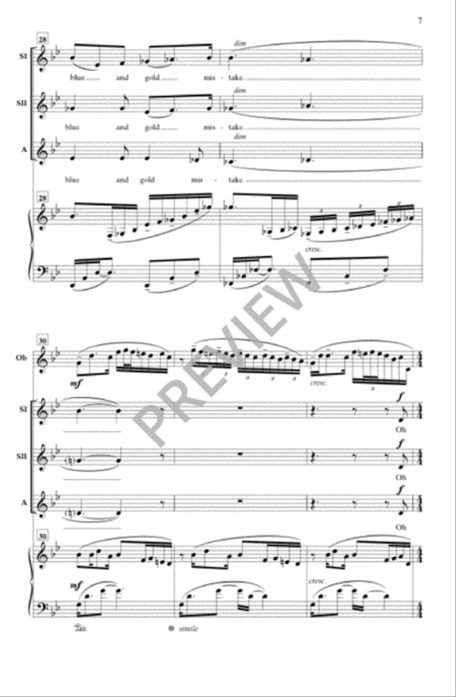 Indian Summer Indian Summer SSA scores gallery preview page 6