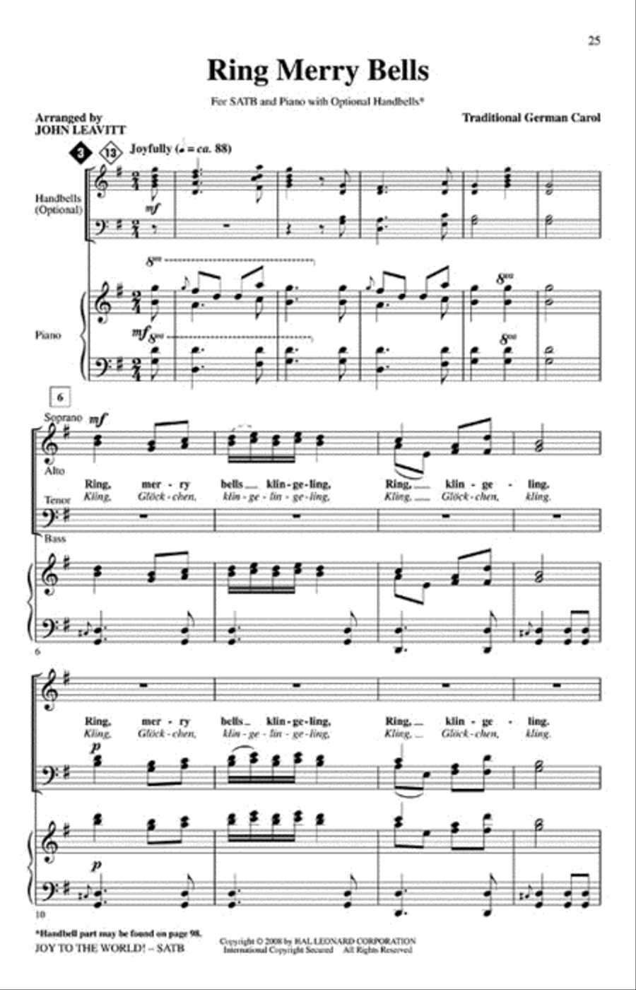 Joy to the World Choir scores gallery preview page 5