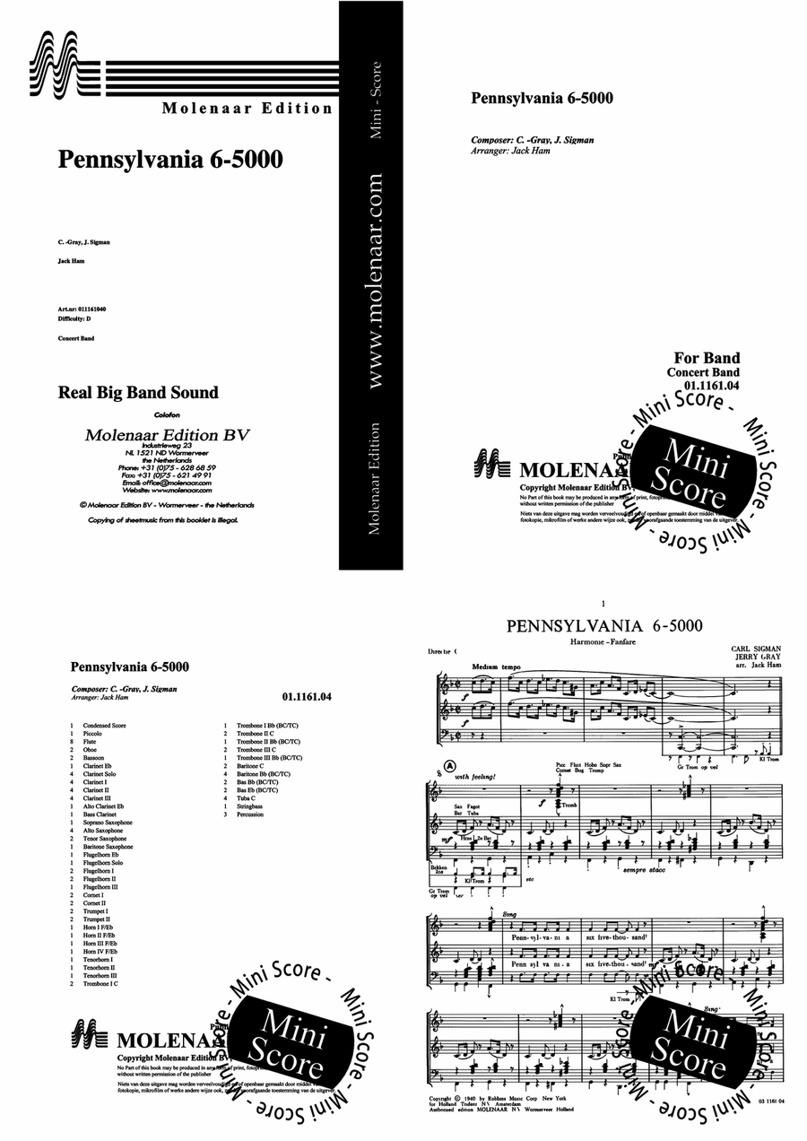 Pennsylvania 6-5000 Big Band - Sheet Music page 2