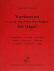 Varianten einer 12-Ton-Folge Max Regers
