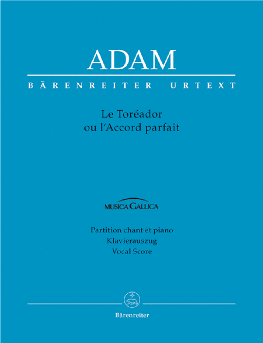 Le Toréador ou l'Accord parfait Tenor Voice scores gallery preview page 1