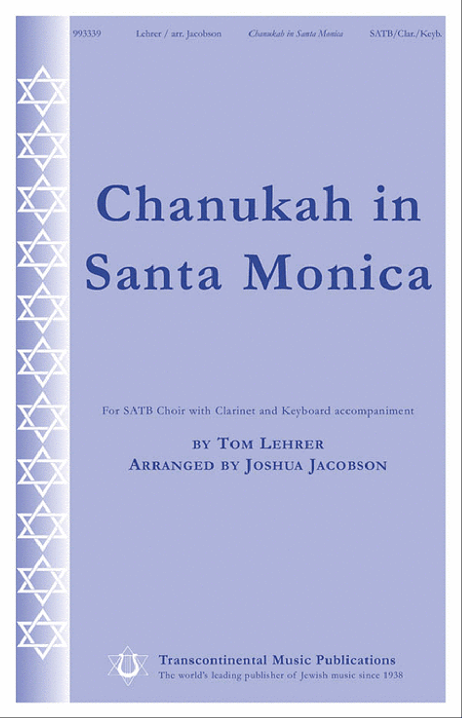 Chanukah in Santa Monica Choir scores gallery preview page 1