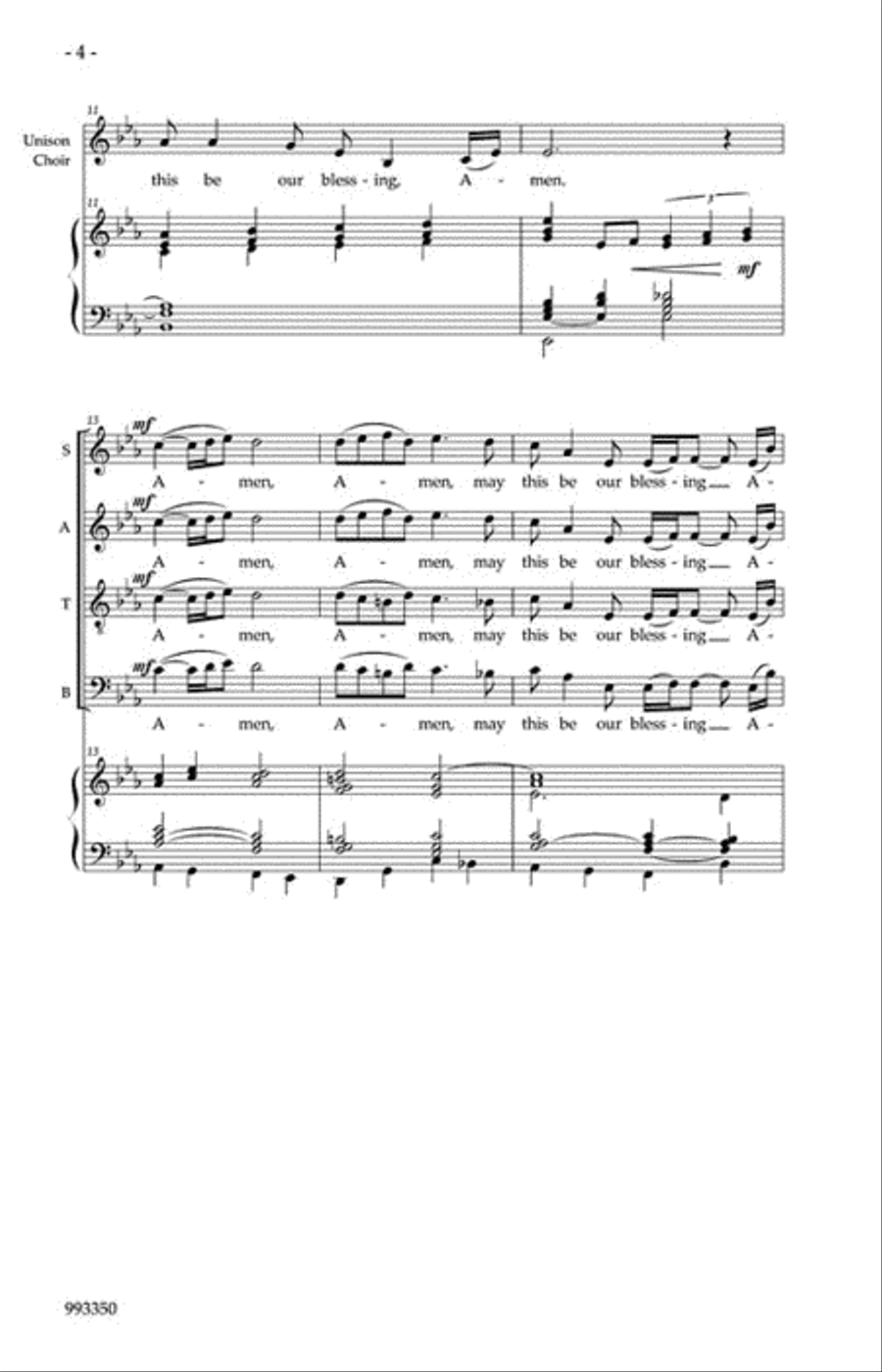 T'filat Haderech 4-Part scores gallery preview page 3