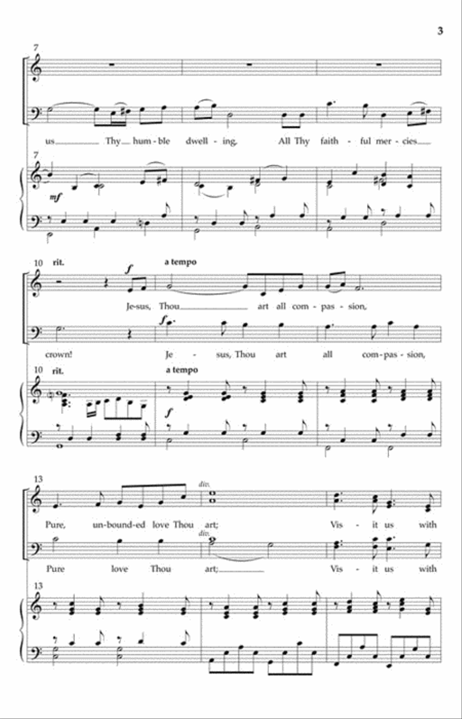 Love Divine Love Divine 4-Part scores gallery preview page 3