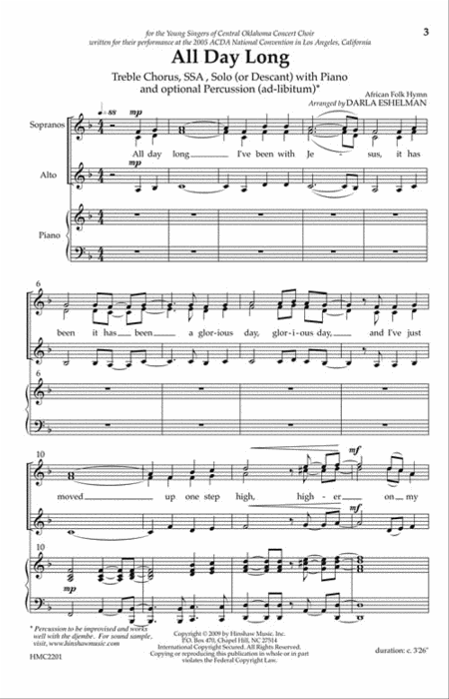 All Day Long All Day Long 3-Part scores gallery preview page 2