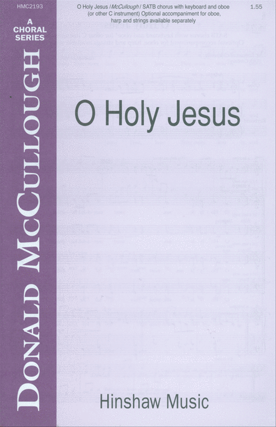 O Holy Jesus O Holy Jesus 4-Part scores gallery preview page 1