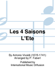 Les 4 Saisons L'Ete
