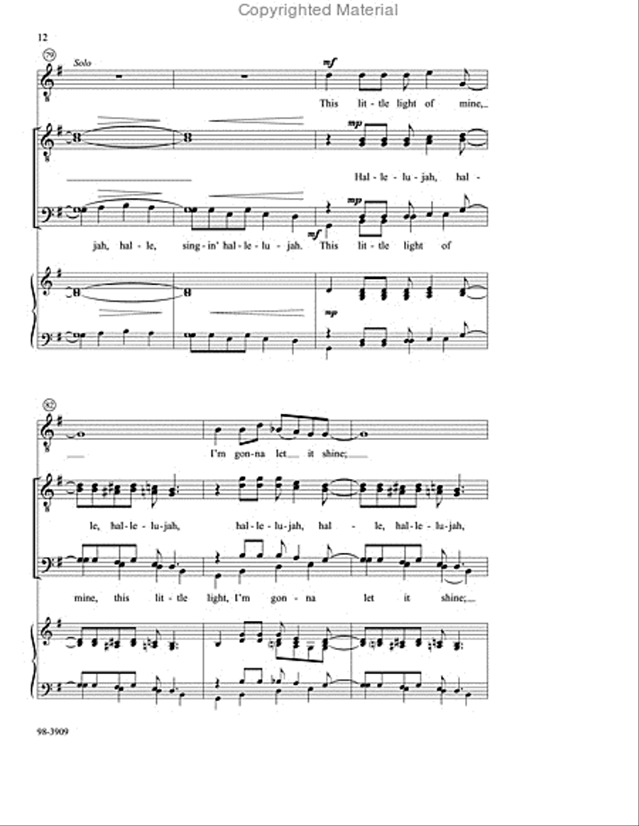 This Little Light of Mine (Leavitt) TTBB scores gallery preview page 5