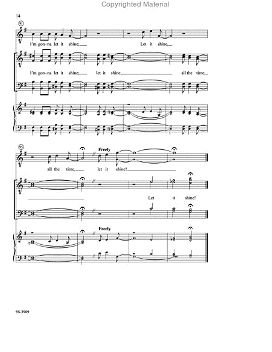 This Little Light of Mine (Leavitt) TTBB scores gallery preview page 6