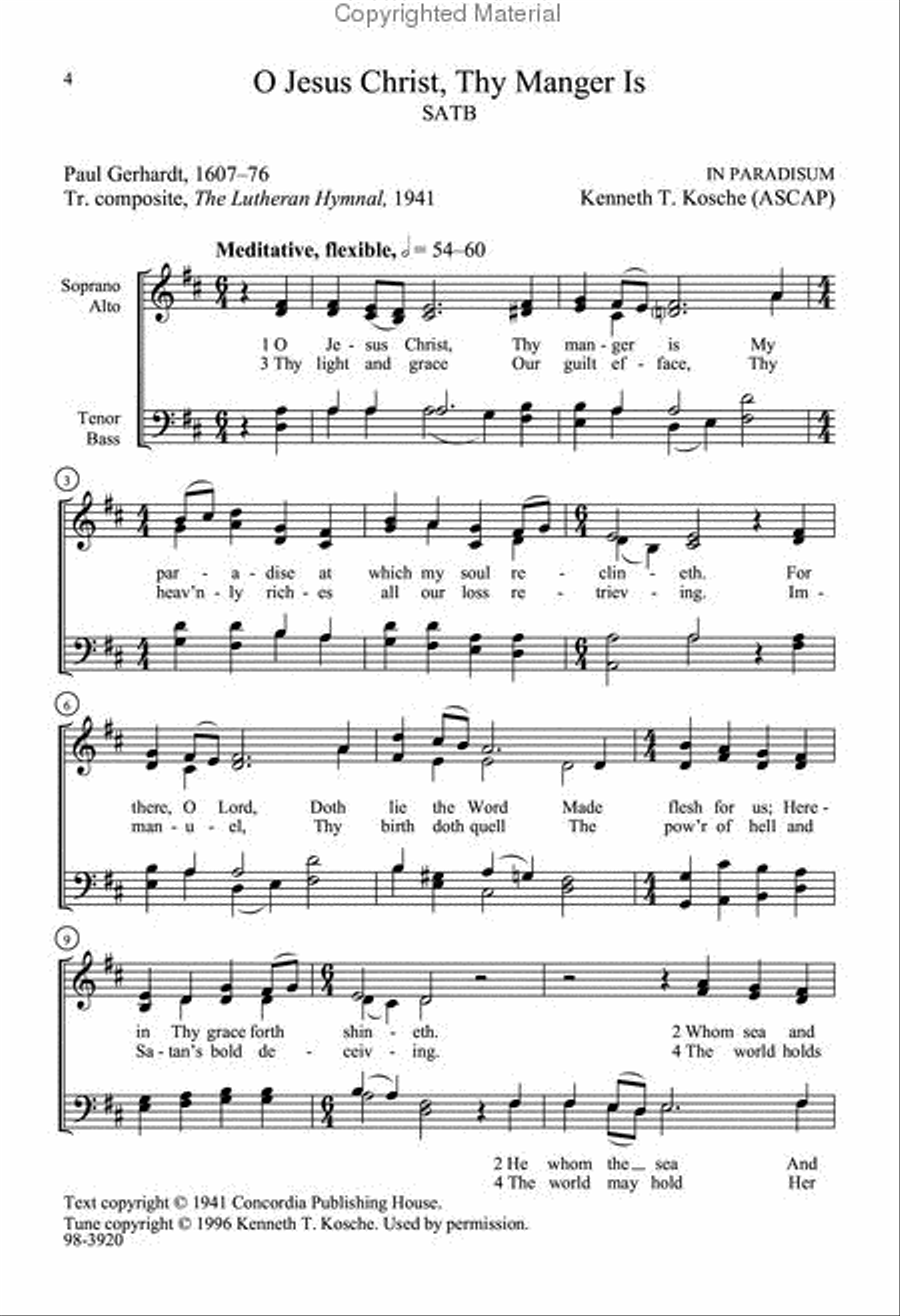 Wondrous Child Choir scores gallery preview page 3