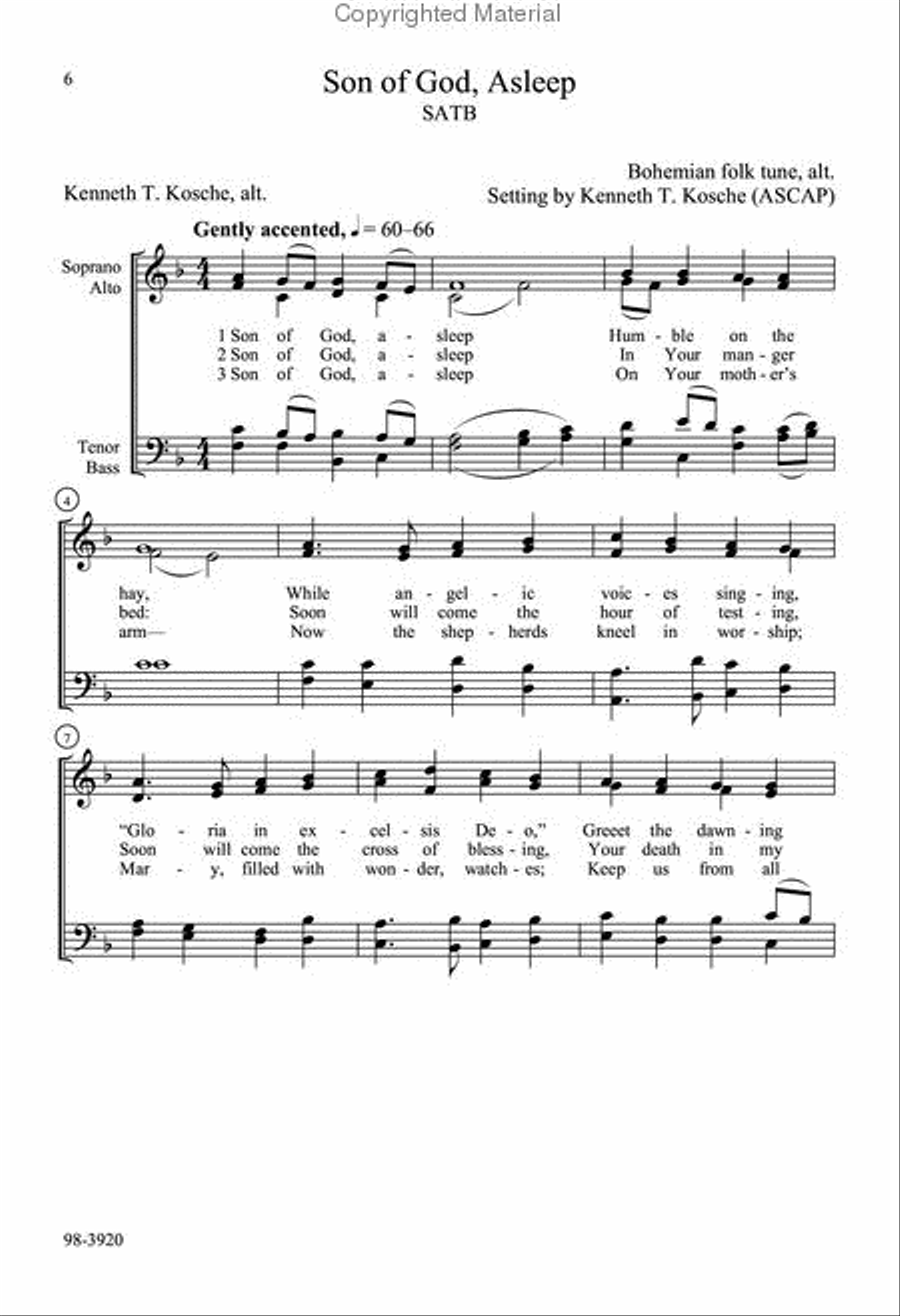 Wondrous Child Choir scores gallery preview page 4