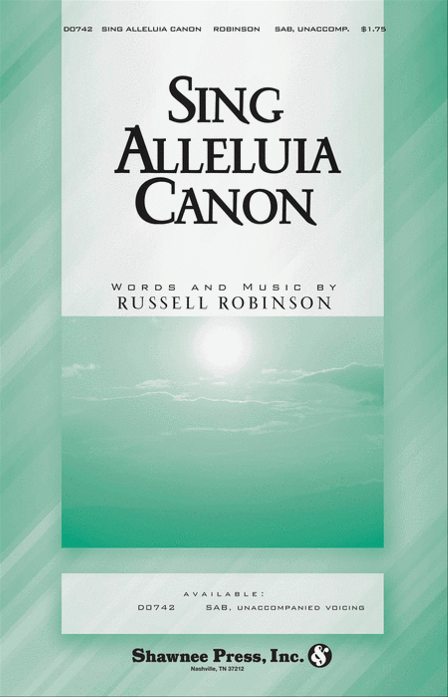 Sing Alleluia Canon Sing Alleluia Canon 3-Part scores gallery preview page 1