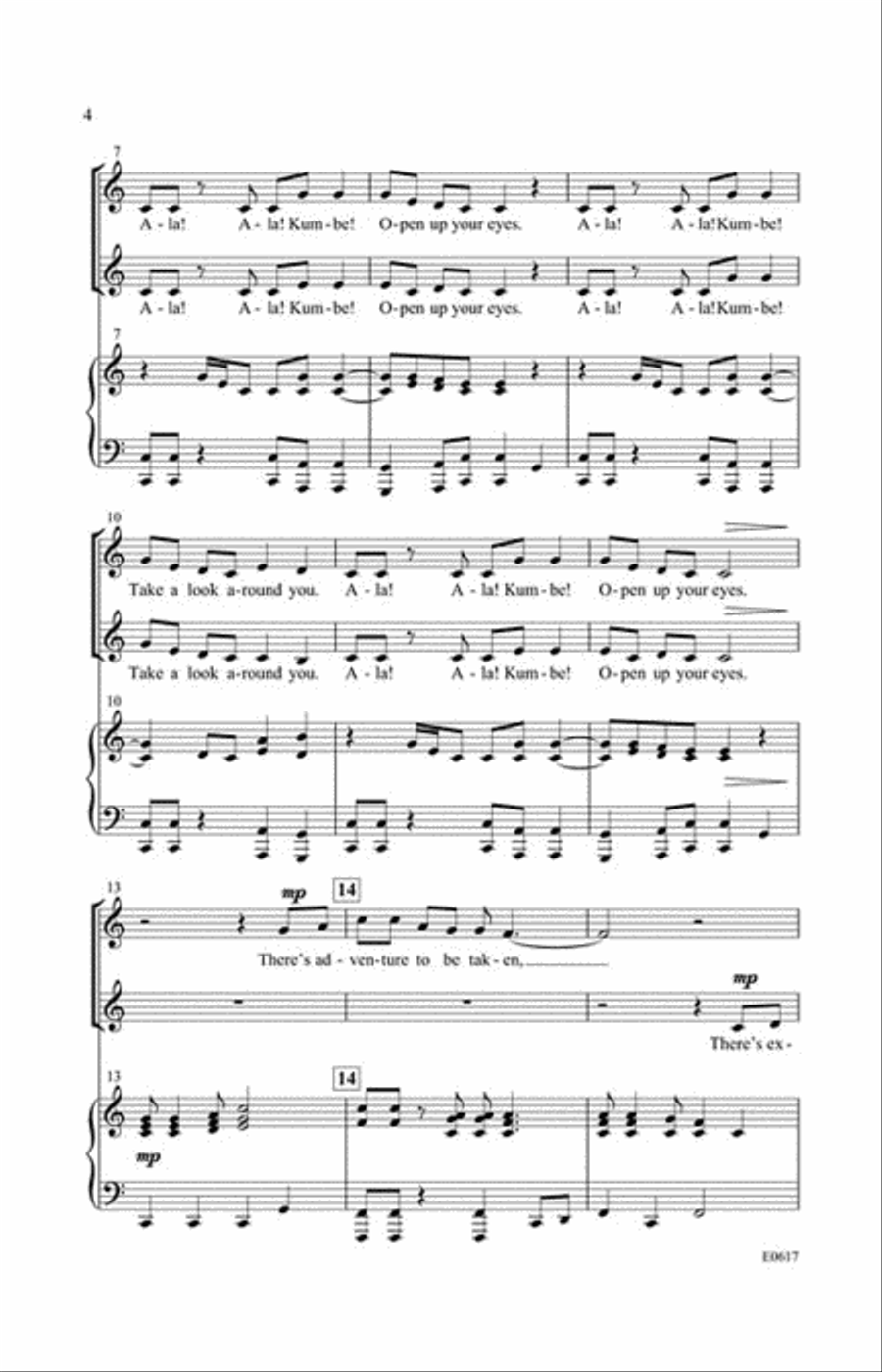 Ala! Kumbe! (I See! It Is So!) 2-Part scores gallery preview page 3