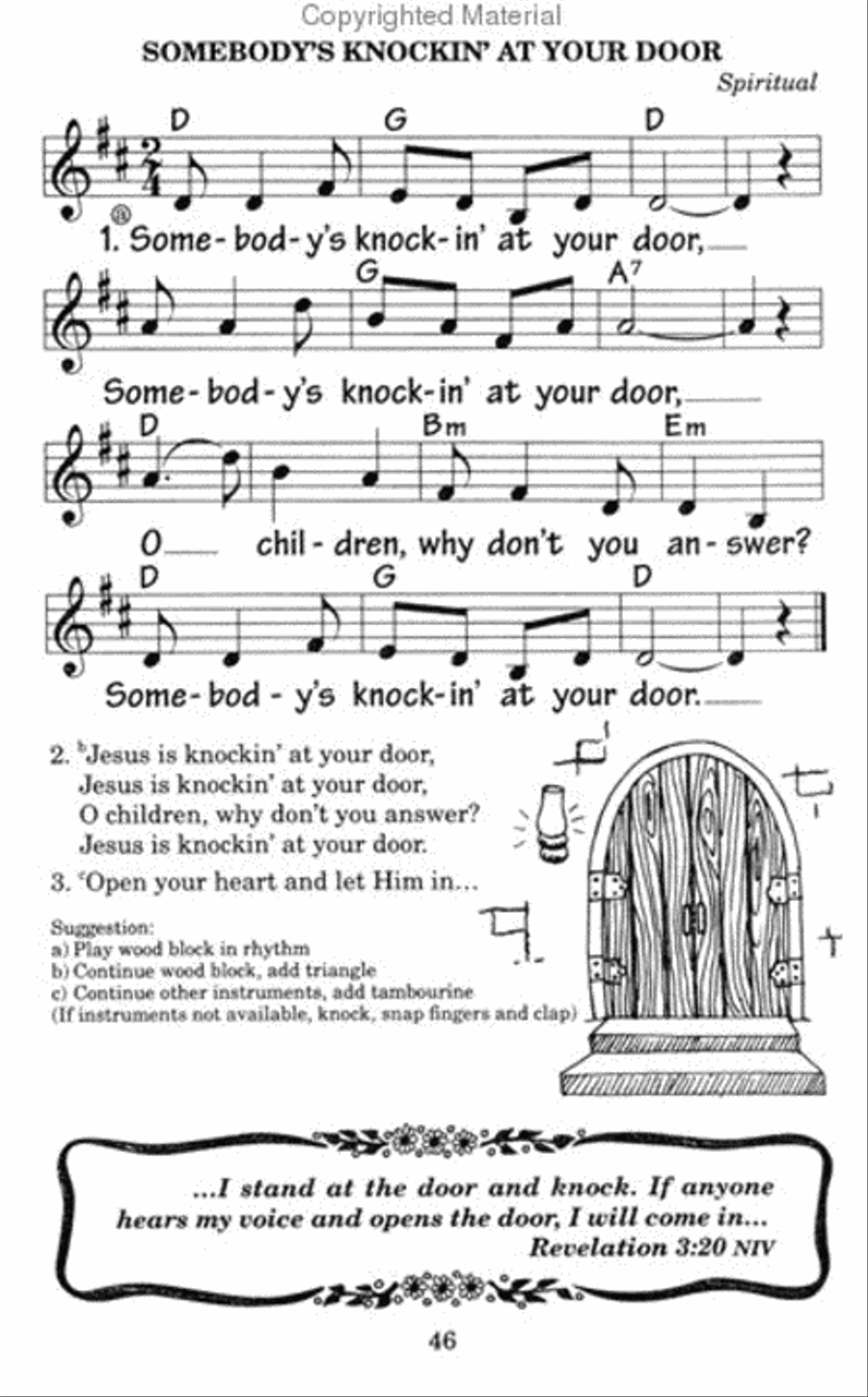Wee Sing More Bible Songs Children's Choir scores gallery preview page 3