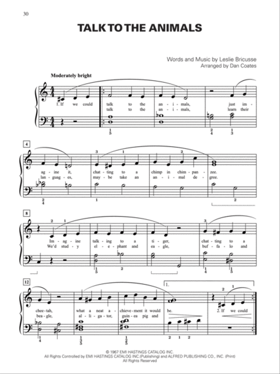 Dan Coates Popular Piano Library -- Hilarious Hits, Book 2 Piano Solo scores gallery preview page 5