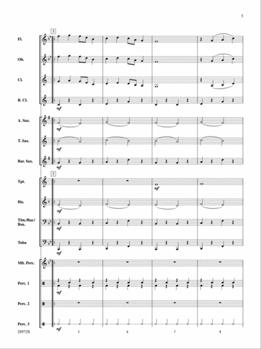 Sleigh Ride Sleigh Ride Concert Band scores gallery preview page 3