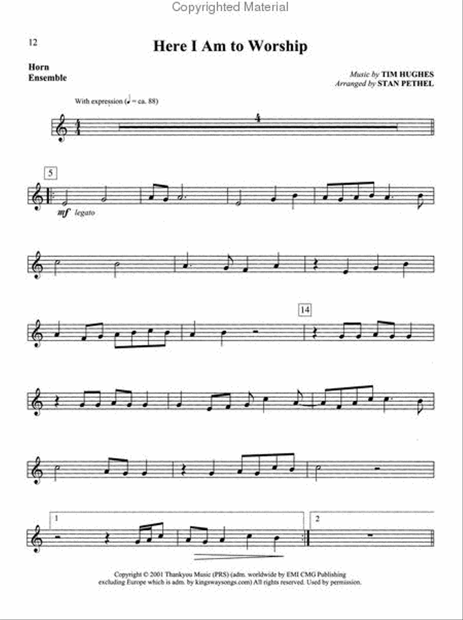Winds of Praise Horn scores gallery preview page 3