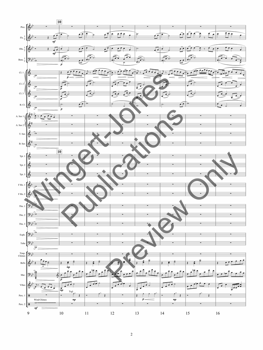 A Legacy Of Dreams (Score) Concert Band scores gallery preview page 7