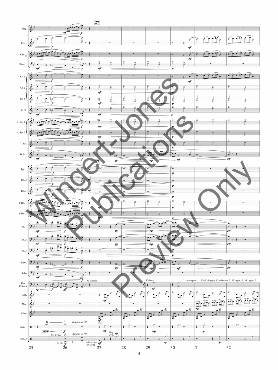 A Legacy Of Dreams (Score) Concert Band scores gallery preview page 9