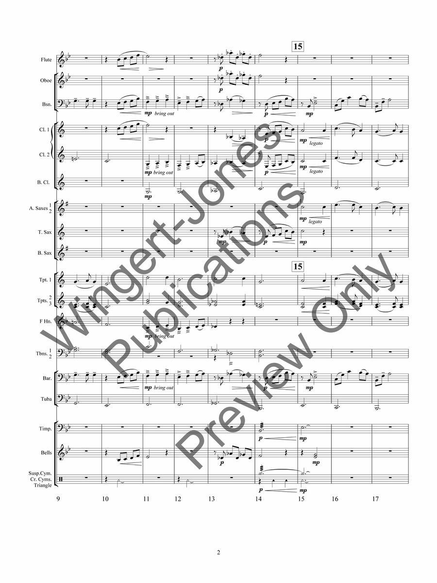 Silent Night Silent Night Concert Band scores gallery preview page 6