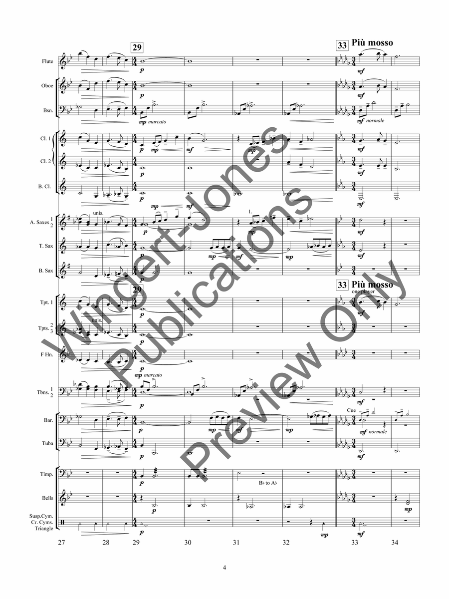 Silent Night Silent Night Concert Band scores gallery preview page 8