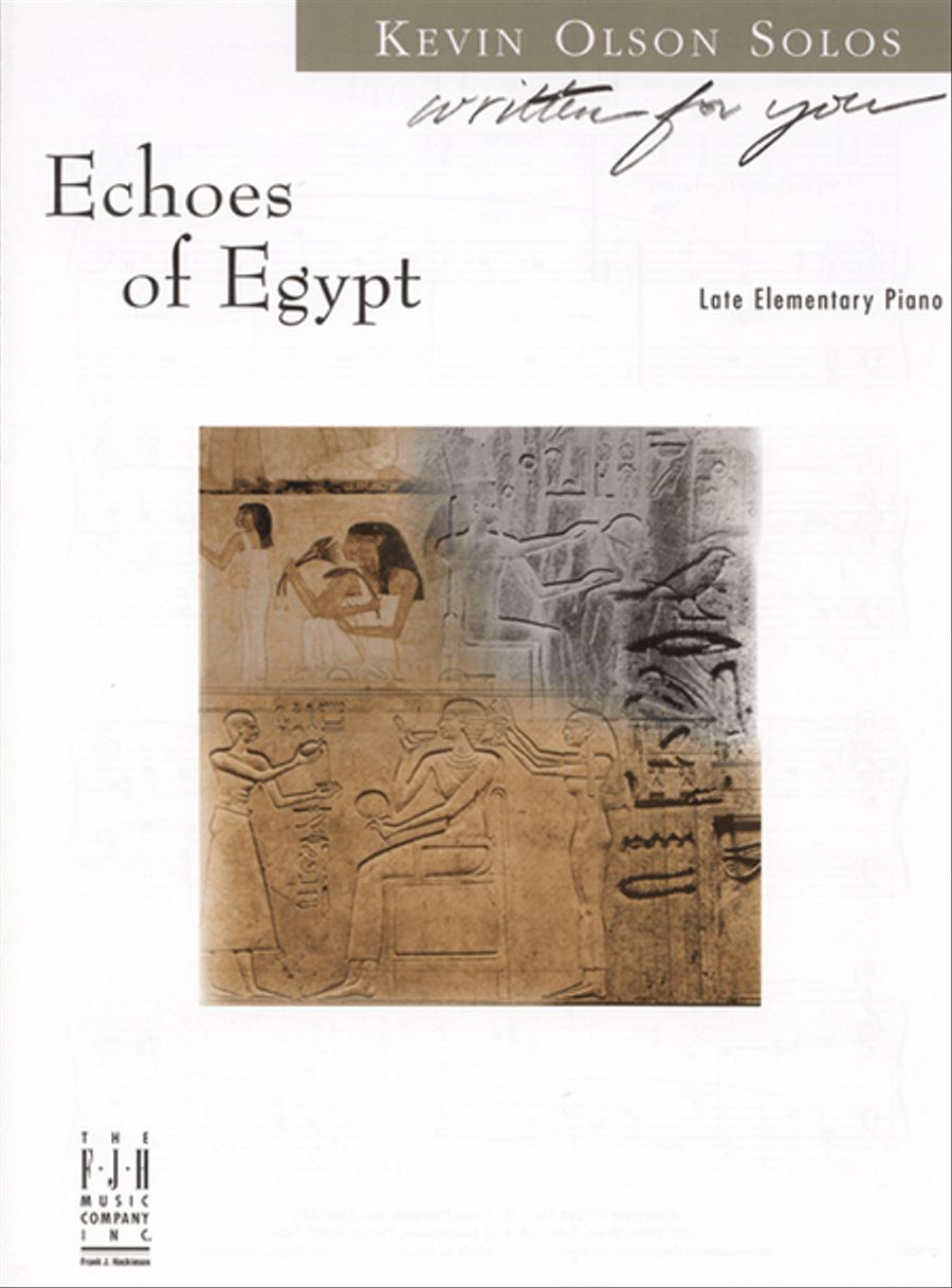 Echoes of Egypt Easy Piano scores gallery preview page 1
