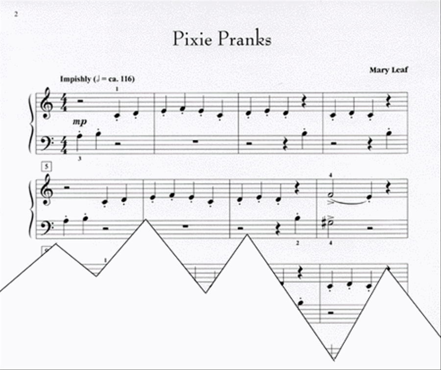 Pixie Pranks Pixie Pranks Easy Piano scores gallery preview page 3