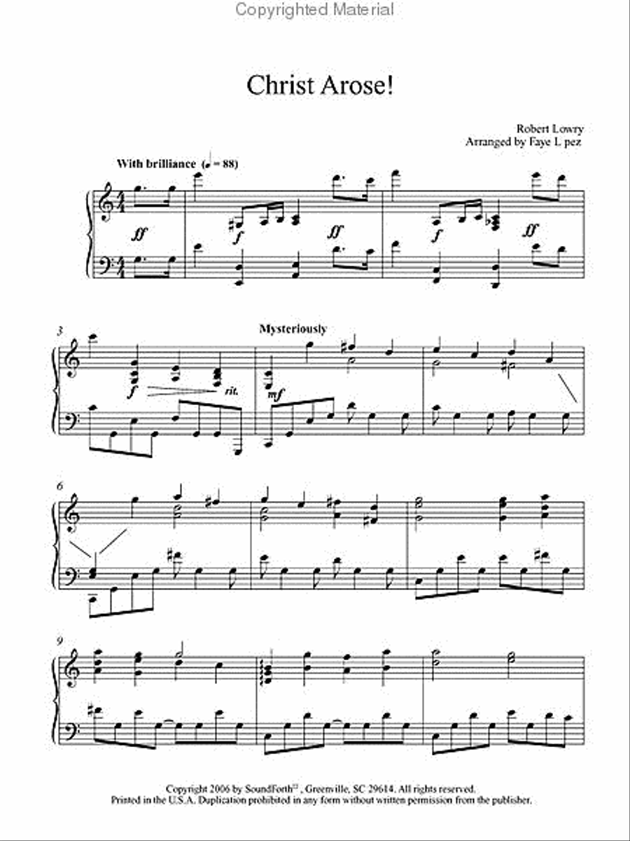 Joyful Celebrations Piano Solo scores gallery preview page 4