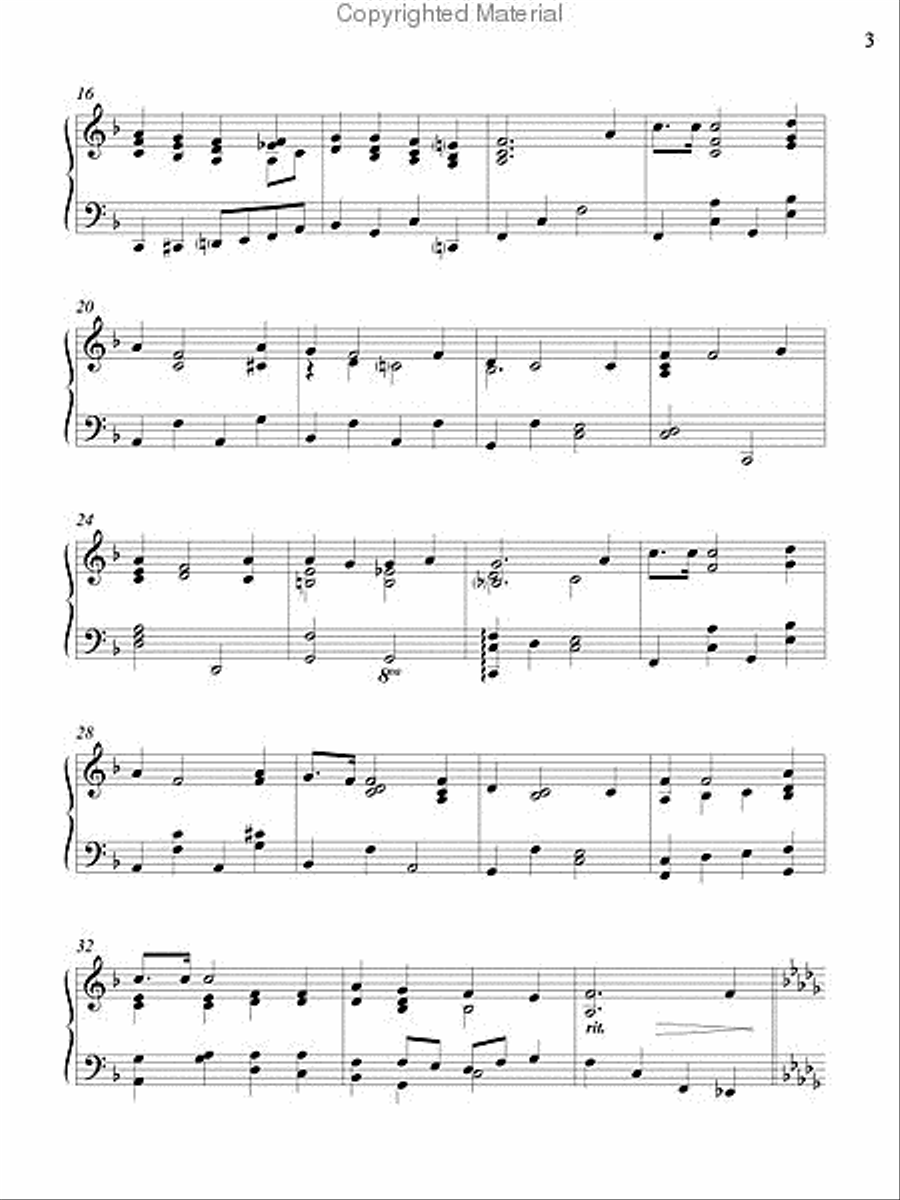 Victory in Jesus Piano Solo scores gallery preview page 3